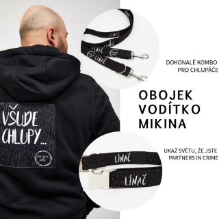 Věčná klasika je za nás kombo Obojek Vodítko a Mikina. Černá mikina s originálním designem se hodí na každou příležitost,...